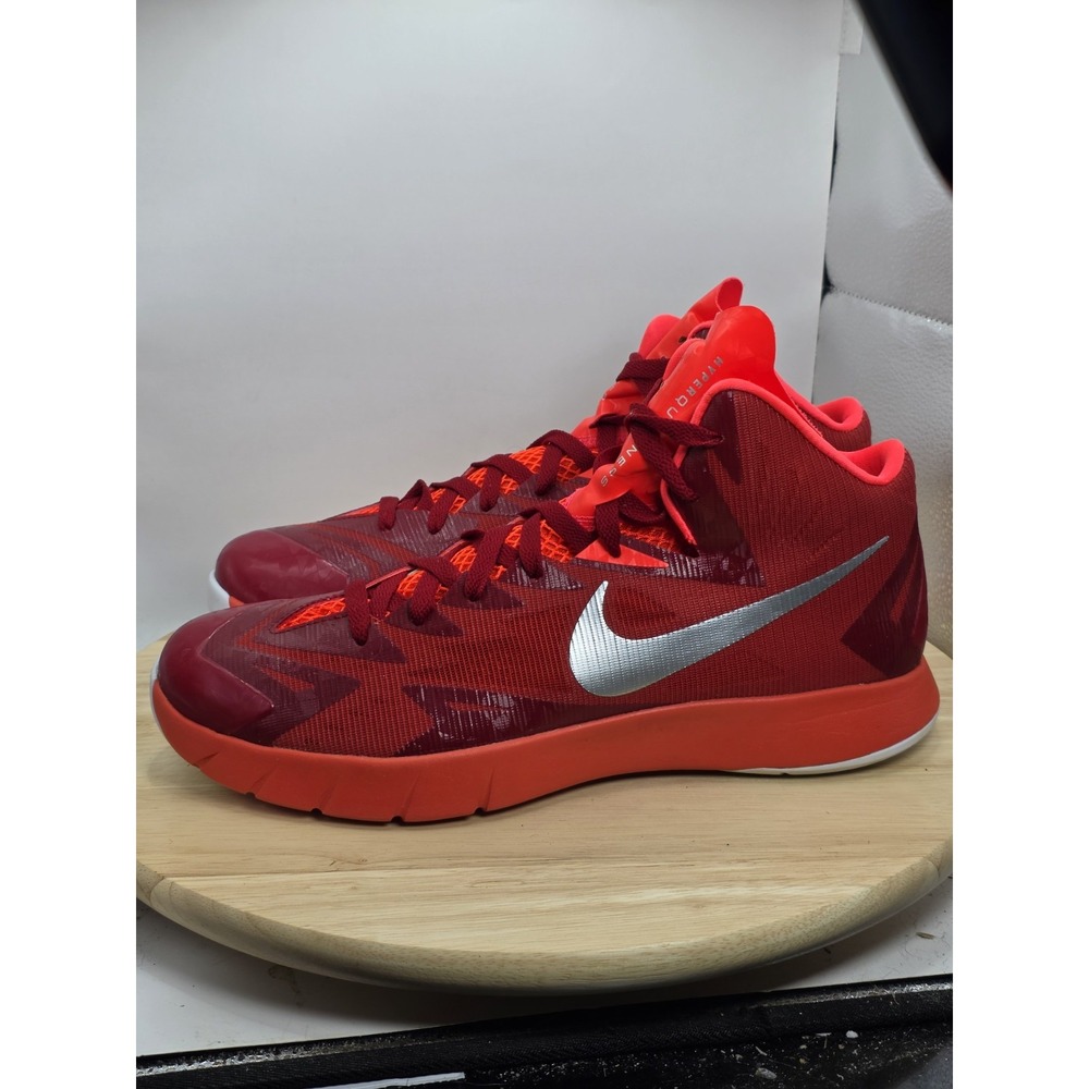 Mens Size 11 - Nike Lunar Hyperquickness TB XX14 LE Red/Silver 652775-606